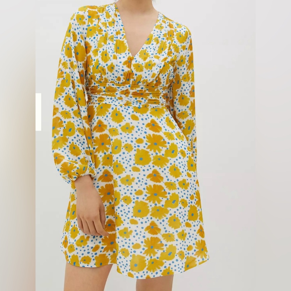 Vera for Anthropologie Buttercup Mini Dress